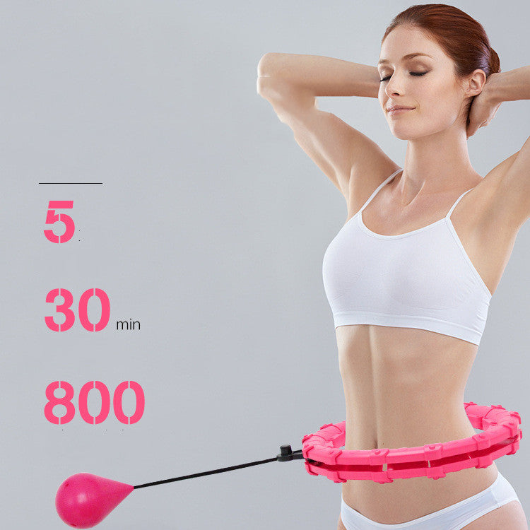 Aro de Fitness Ajustable – Hula Hoop para Cintura Fina y Ejercicio Abdominal con Masaje